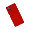 Xiaomi Mİ 11 Lite Kılıf Nano içi Kadife Silikon - Kırmızı