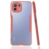 Xiaomi Mİ 11 Lite Kılıf Platin Silikon - Pembe