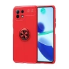 Xiaomi Mİ 11 Lite Kılıf Range Yüzüklü Silikon - Kırmızı