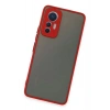 Xiaomi Mi 12 Lite Kılıf Montreal Silikon Kapak - Kırmızı