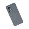 Xiaomi Mi 12 Lite Kılıf Nano içi Kadife Silikon - Gri