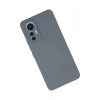 Xiaomi Mi 12 Lite Kılıf Nano içi Kadife Silikon - Gri