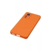 Xiaomi Mi 12 Lite Kılıf Nano içi Kadife Silikon - Turuncu