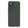 Xiaomi Mi 12T Pro Kılıf Nano içi Kadife Silikon - Koyu Yeşil