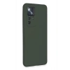 Xiaomi Mi 12T Pro Kılıf Nano içi Kadife Silikon - Koyu Yeşil