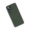 Xiaomi Mi 12T Pro Kılıf Nano içi Kadife Silikon - Koyu Yeşil