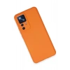 Xiaomi Mi 12T Pro Kılıf Nano içi Kadife Silikon - Turuncu