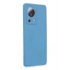 Xiaomi Mi 13 Lite Kılıf Nano içi Kadife Silikon - Mavi