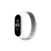 Xiaomi Mi Band 4 Hasırlı Cırtcırtlı Kordon - Beyaz