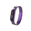 Xiaomi Mi Band 4 Metal Baklalı Kordon - Mor