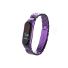 Xiaomi Mi Band 4 Metal Baklalı Kordon - Mor