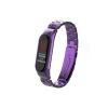 Xiaomi Mi Band 4 Metal Baklalı Kordon - Mor