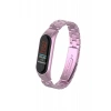 Xiaomi Mi Band 4 Metal Baklalı Kordon - Rose