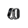 Xiaomi Mi Band 4 Spor Delikli Kordon - Siyah-Beyaz