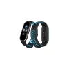 Xiaomi Mi Band 6 Spor Delikli Kordon - Siyah-Mavi-Beyaz