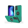 Xiaomi Poco F3 Kılıf Elit Yüzüklü Kapak - Yeşil