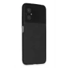 Xiaomi Poco M5 Kılıf Loop Deri Silikon - Siyah