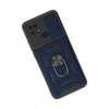 Xiaomi Redmi 10C Kılıf Pars Lens Yüzüklü Silikon - Lacivert