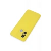 Xiaomi Redmi 12C Kılıf Nano içi Kadife Silikon - Sarı