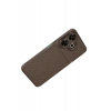 Xiaomi Redmi 13 4G Kılıf Auto Focus Karbon Kapak - Kahverengi