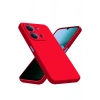 Xiaomi Redmi 15C 4G Nano içi Kadife Silikon - Kırmızı