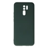 Xiaomi Redmi 9 Kılıf Nano içi Kadife Silikon - Koyu Yeşil