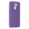 Xiaomi Redmi 9 Kılıf Nano içi Kadife Silikon - Mor