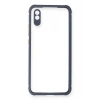 Xiaomi Redmi 9A Kılıf Miami Şeffaf Silikon - Gri