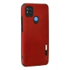 Xiaomi Redmi 9C Kılıf Loop Deri Silikon - Kırmızı