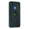 Xiaomi Redmi 9C Kılıf Montreal Yüzüklü Silikon Kapak - Yeşil