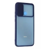 Xiaomi Redmi 9C Kılıf Palm Buzlu Kamera Sürgülü Silikon - Lacivert