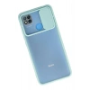 Xiaomi Redmi 9C Kılıf Palm Buzlu Kamera Sürgülü Silikon - Turkuaz