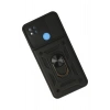 Xiaomi Redmi 9C Kılıf Pars Lens Yüzüklü Silikon - Siyah