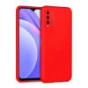 Xiaomi Redmi 9T Kılıf Nano içi Kadife Silikon - Kırmızı