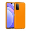 Xiaomi Redmi 9T Kılıf Nano içi Kadife Silikon - Turuncu
