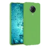 Xiaomi Redmi K30 Pro Kılıf Nano içi Kadife Silikon - Yeşil