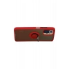 Xiaomi Redmi Note 10 Kılıf Montreal Yüzüklü Silikon Kapak - Kırmızı