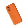 Xiaomi Redmi Note 10 Kılıf Nano içi Kadife Silikon - Turuncu