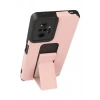 Xiaomi Redmi Note 10 Pro Kılıf Mega Standlı Silikon - Pudra