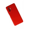 Xiaomi Redmi Note 10 Pro Kılıf Nano içi Kadife Silikon - Kırmızı
