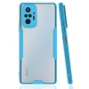 Xiaomi Redmi Note 10 Pro Kılıf Platin Silikon - Mavi