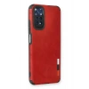 Xiaomi Redmi Note 11 Kılıf Loop Deri Silikon - Kırmızı