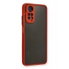 Xiaomi Redmi Note 11 Kılıf Montreal Silikon Kapak - Kırmızı