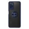 Xiaomi Redmi Note 11 Kılıf Montreal Yüzüklü Silikon Kapak - Lacivert