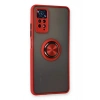 Xiaomi Redmi Note 11 Pro Kılıf Montreal Yüzüklü Silikon Kapak - Kırmızı