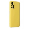 Xiaomi Redmi Note 11T Kılıf Nano içi Kadife Silikon - Sarı