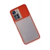 Xiaomi Redmi Note 11T Kılıf Palm Buzlu Kamera Sürgülü Silikon - Kırmızı