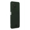 Xiaomi Redmi Note 12 4G Kılıf Kelvin Kartvizitli Silikon - Koyu Yeşil