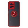 Xiaomi Redmi Note 12 4G Kılıf Montreal Yüzüklü Silikon Kapak - Kırmızı