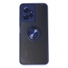 Xiaomi Redmi Note 12 4G Kılıf Montreal Yüzüklü Silikon Kapak - Lacivert